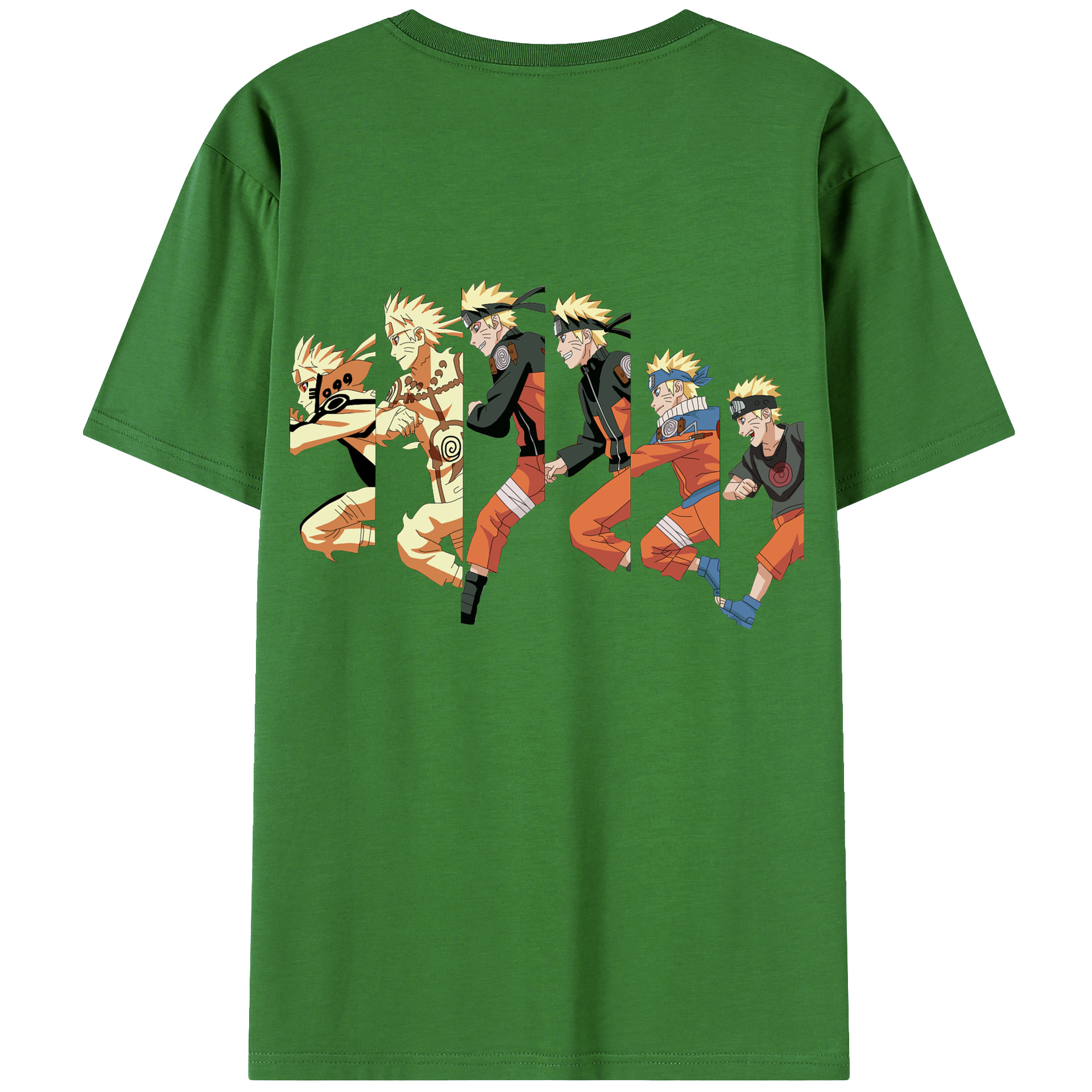 （画像用） NARUTO -ナルト- うずまき ナルト Uzumaki Naruto レディース半袖Tシャツ(バックプリント)